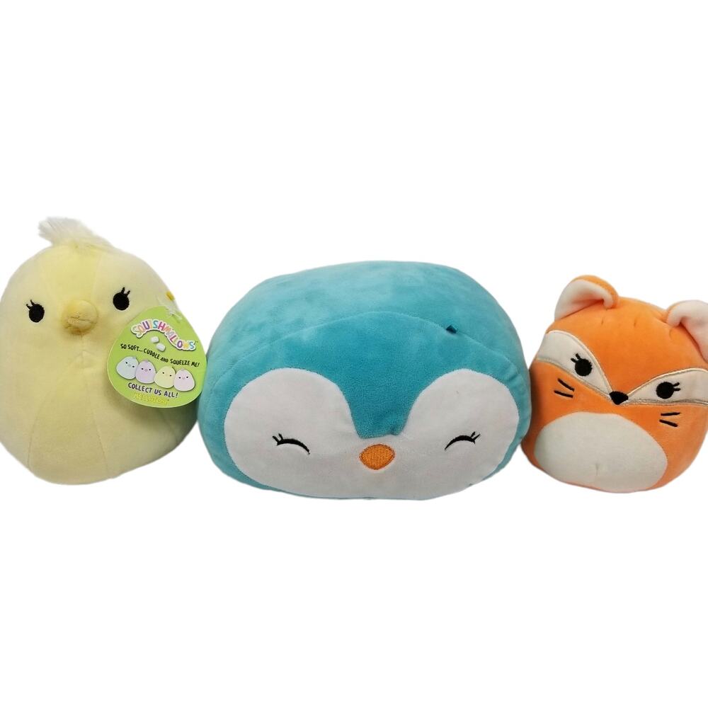 Bundle of 3 Kellytoy Squishmallows